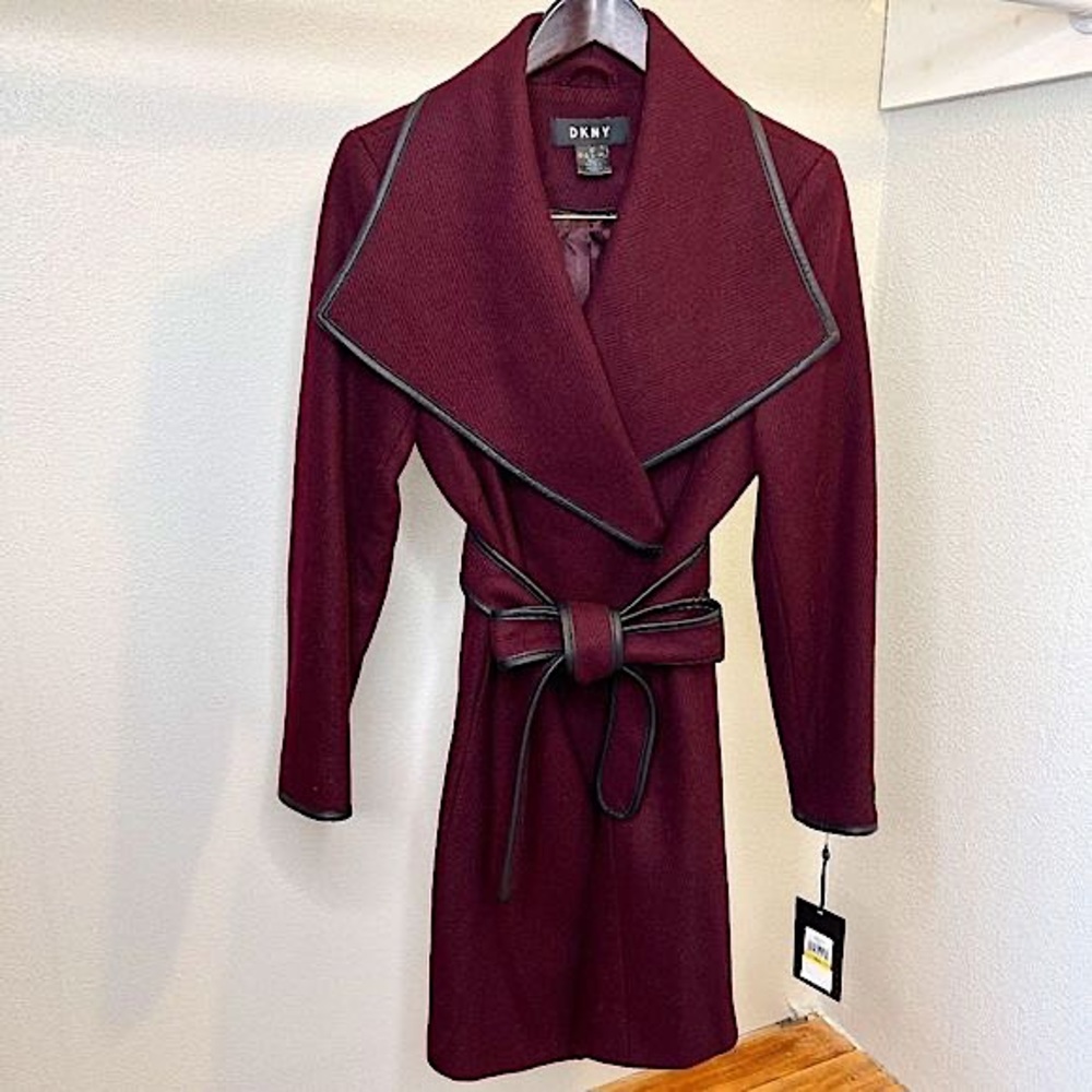 DKNY Peacoat - Maroon, New